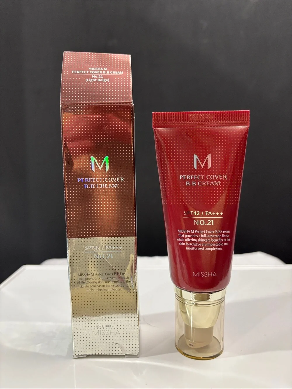 M Perfect Cover B.B Cream No.21